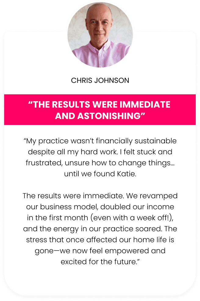 Chris Johnson on working with Katie Bell