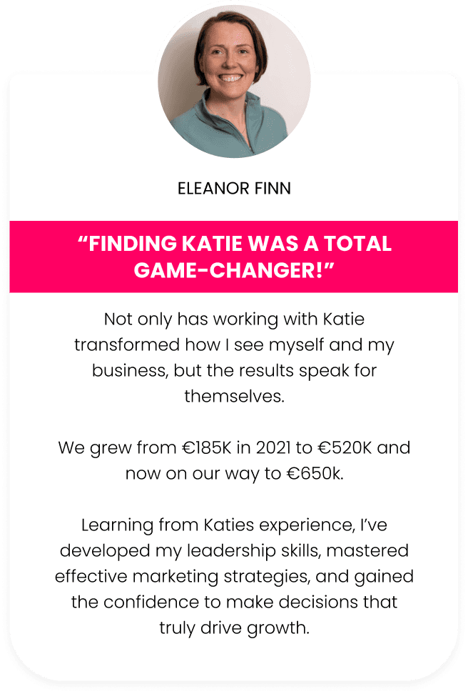 Eleanor Finn on working with Katie Bell